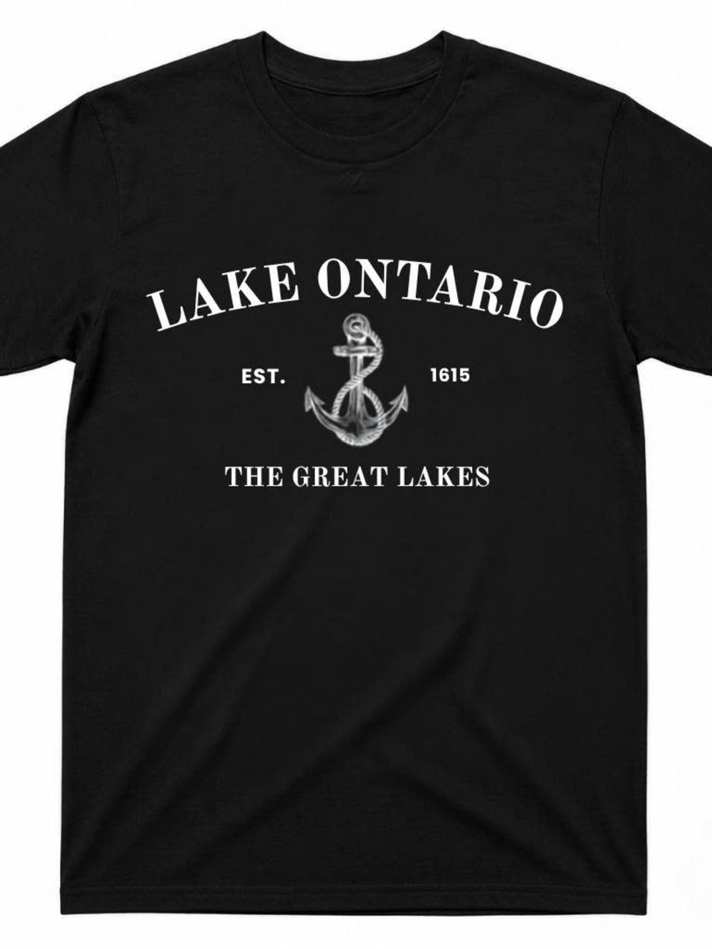 Gildan Shirt Lake Ontario Est 1615 Graphic Tee